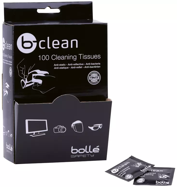 PUHDISTUSLIINA SILMÄ-/SUOJALASEILLE 100 KPL - Suojalasit ja kasvosuojaimet - 579 - 1