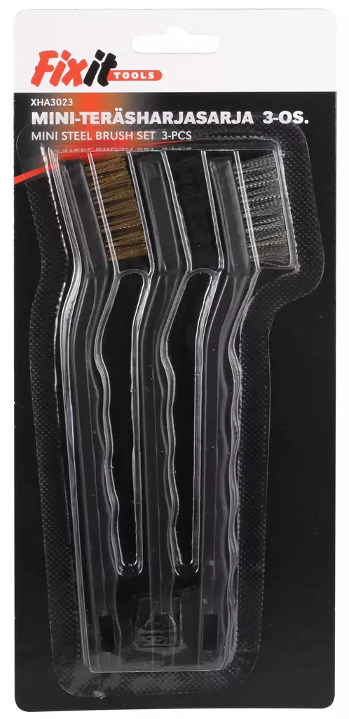 TERÄSHARJASARJA MINI XHA3023 3-OSAINEN - Teräsharjat - 3439 - 1