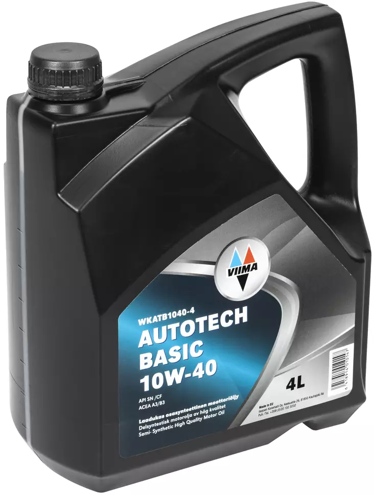 VIIMA AUTOTECH BASIC 10W-40 4L - Moottoriöljyt - 1839 - 1