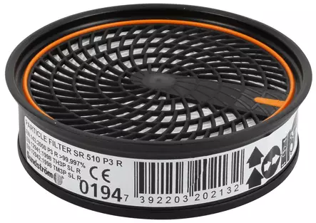 HIUKKASSUODATIN SR510 P3 SR100/200/500 - Hengityssuojaimet - 1019 - 1