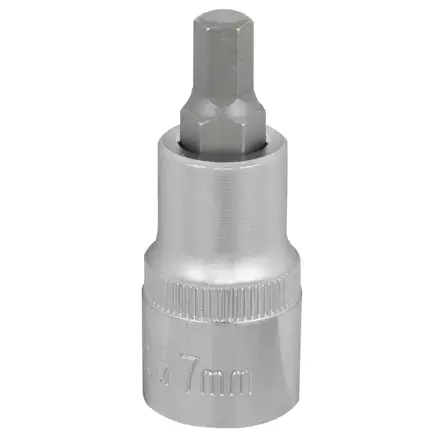 KUUSIOKOLOKÄRKIHYLSY 1/2" S2 7MM - Kuusiokoloavaimet - 1279 - 1