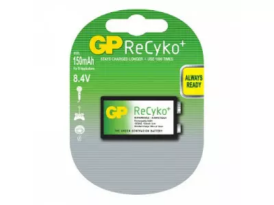 LADATTAVA AKKU 9V RECYKO 155MAH - Paristot - 4449 - 1
