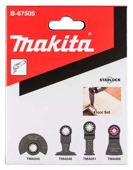 MAKITA MONITOIMIKONEEN TERÄSARJA 4KPL B-67505 LATTIASRJ. - Monitoimileikkurin terät - 8939 - 2