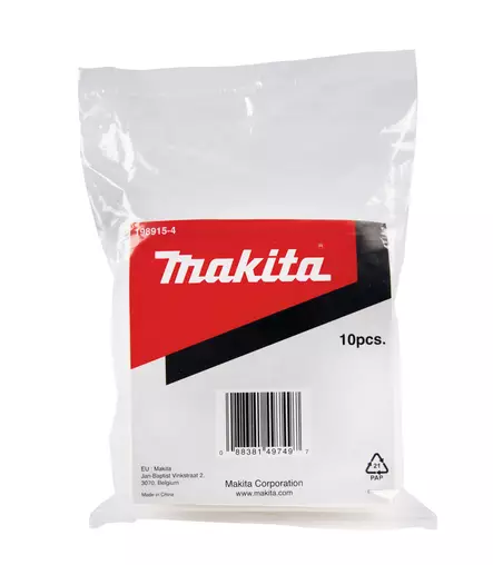 MAKITA PÖLYSUODATIN IMURILLE DCL180 10KPL 198915-4 - Suodattimet ja pölypussit - 8959 - 2