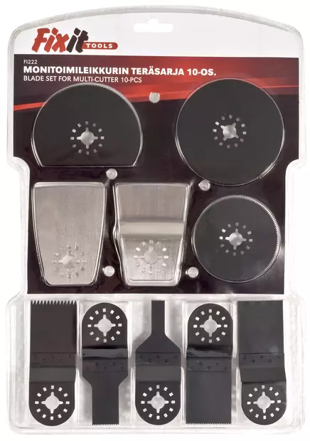 MONITOIMITYÖKALUN TERÄSARJA 10-OS - Monitoimileikkurin terät - 629 - 1