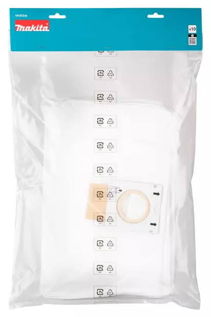PÖLYPUSSI FLEECE 10KPL 1915T3-6 MAKITA VC013G - Suodattimet ja pölypussit - 8509 - 2