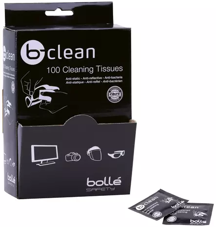 PUHDISTUSLIINA SILMÄ-/SUOJALASEILLE 100 KPL - Suojalasit ja kasvosuojaimet - 579 - 1