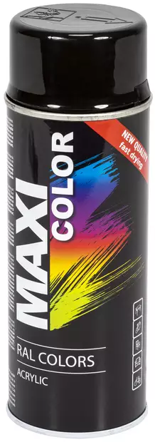 SPRAYMAALI KIILTÄVÄ MUSTA 400ML - Spraymaalit - 2769 - 1