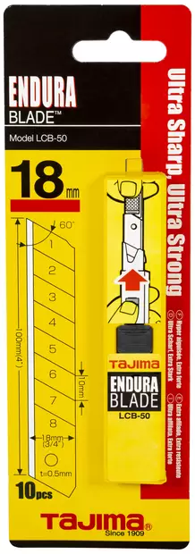 TERÄPAKKAUS 10 KPL LCB-50 TAJ040 TAJIMA - Katkoteräveitset ja terät - 4459 - 1