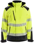 SOFTSHELLTAKKI HI-VIS 2XL 4400-2513-3399 FL.KELT/M - Huomiotakit - 1579 - 1