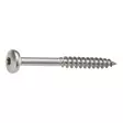 YLEISRUUVI 6X70MM A2/RST LIERIÖKANTA TX25 100KPL/LTK - Yleisruuvit ja puuruuvit - 7309 - 1